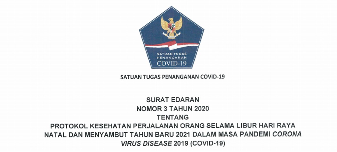 Ketentuan dan Syarat Perjalanan Dalam Negeri (dengan Tambahan Rapid Antigen per 20 Desember 2020)